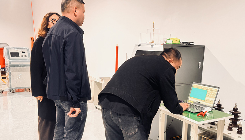 “聚焦絕緣材料品質：客戶到訪武漢雷科電力開展擊穿電壓測試交流